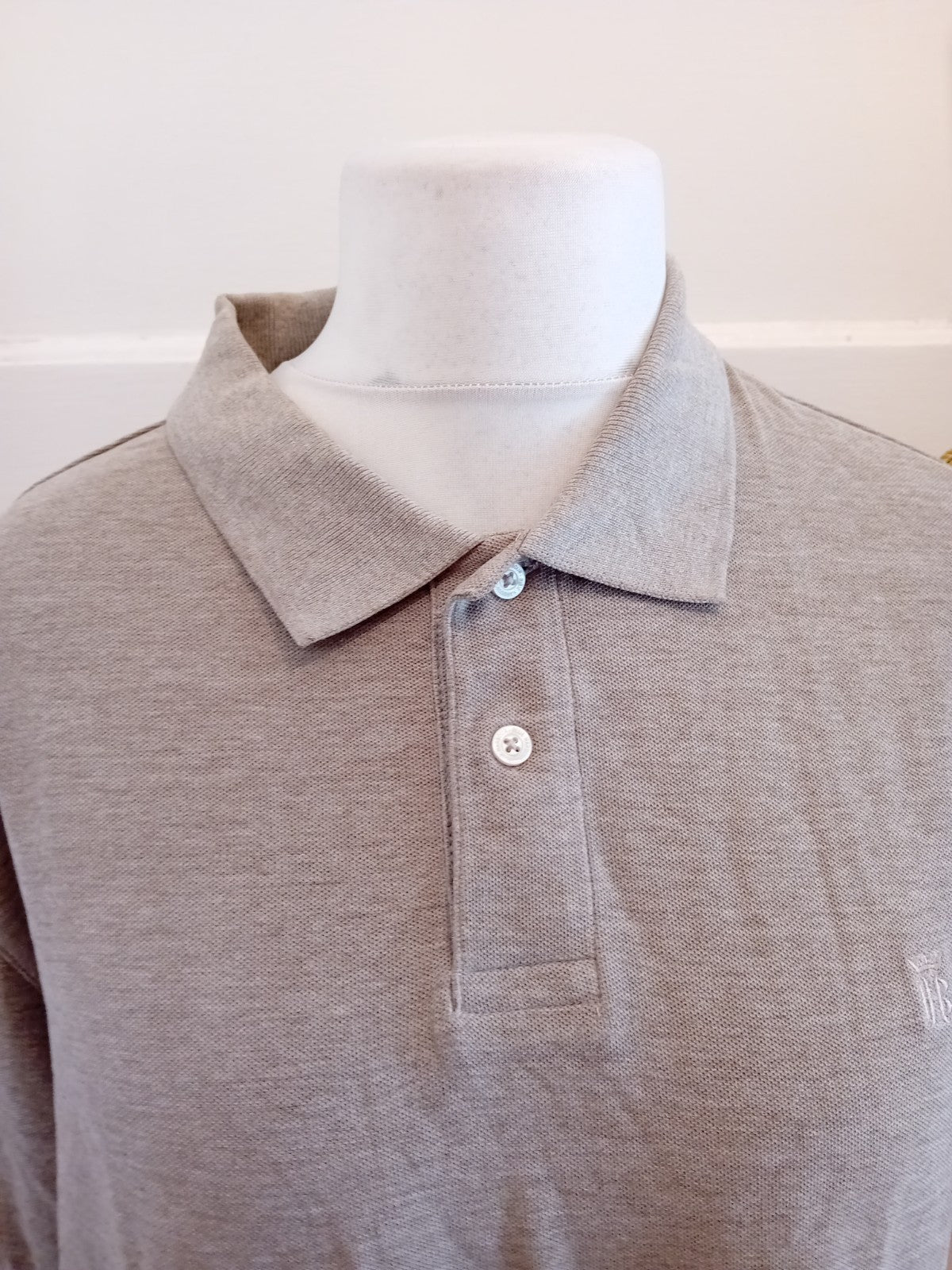 Marks And Spencer Large Stone Short Sleeve Polo