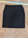 Roman 14 Black Knee Length Skirt
