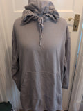 H&M Basics Medium Grey Stone Pullover Hoodie