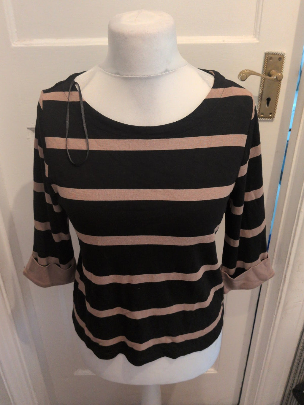 F&F 10 Brown Black Long Sleeve Jumper