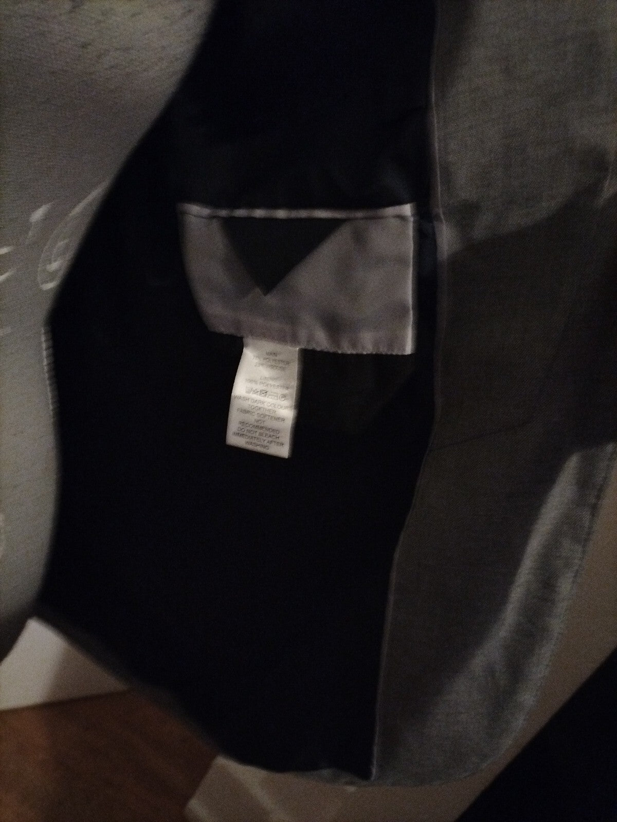 Men's Simon Jersey Size 14 Grey Padded Long Sleeved Blazer