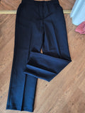 Damart 10 Navy Elasticated Smart Trousers