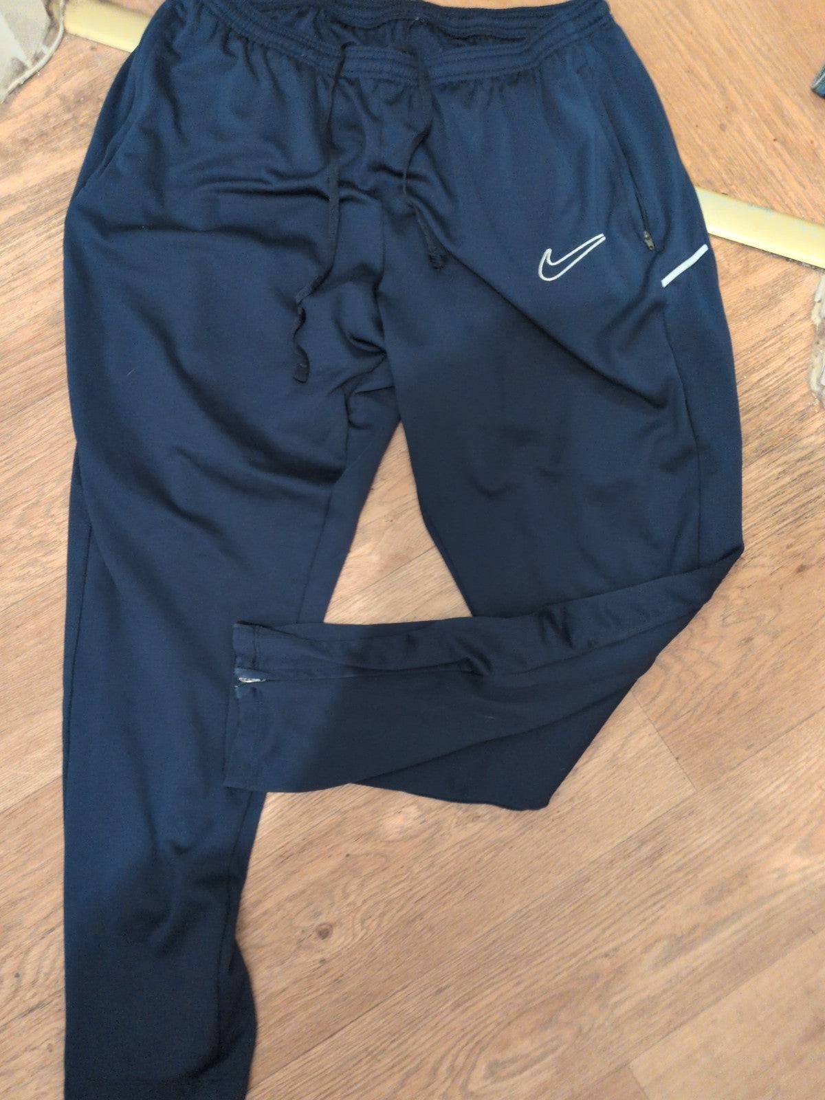 Nike Dri Fit XL Navy Track Pants Elasticated