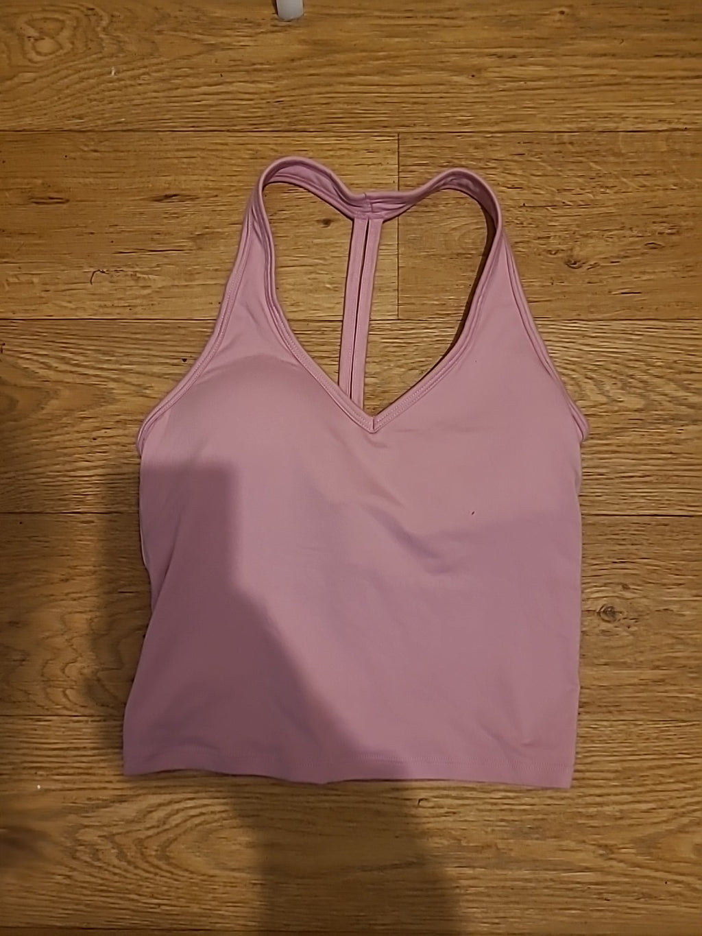 Ladies Size Small Pink Padded Breast Top