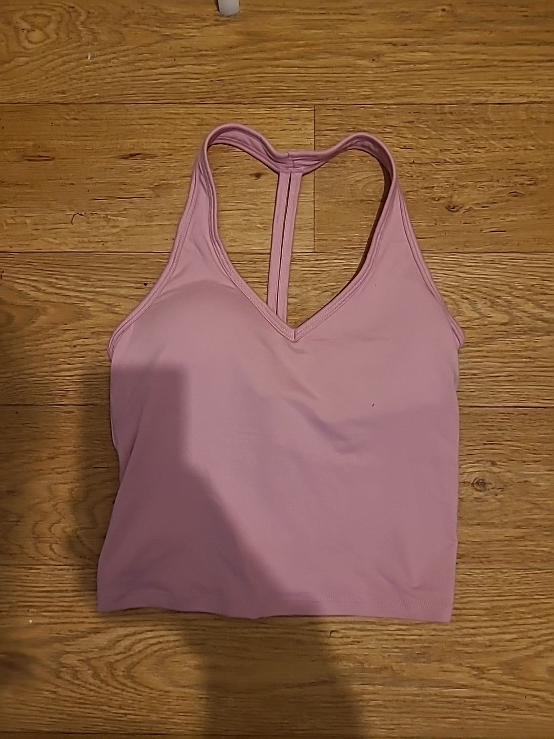 Ladies Size Small Pink Padded Breast Top