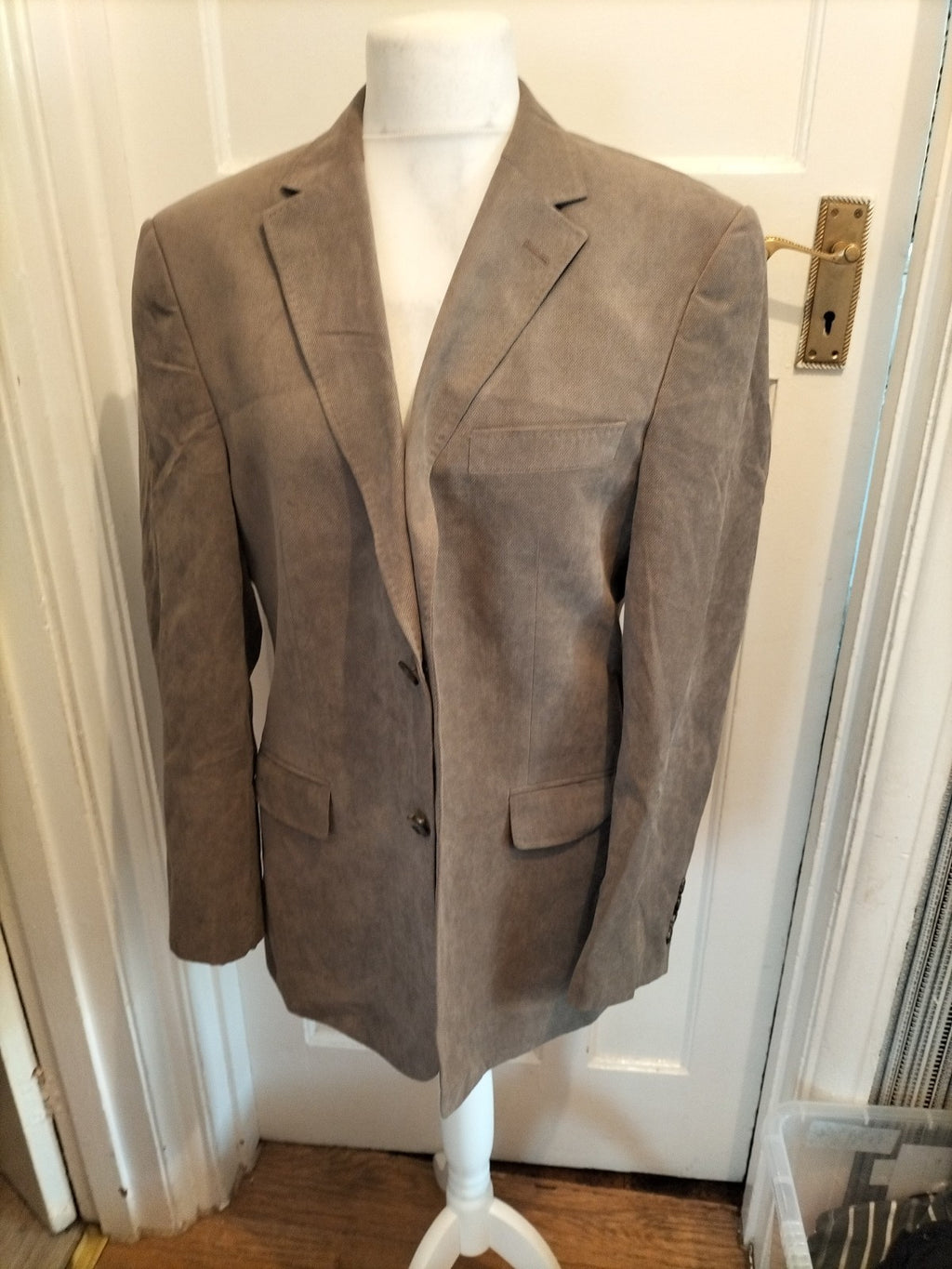 Mens M&S Man Size 42M Natural Suit Jacket