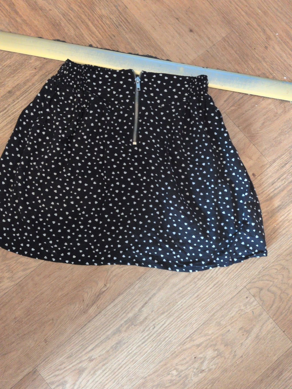 Ladies H&M Divided 12 Navy Heart Stretchy Mini Skirt