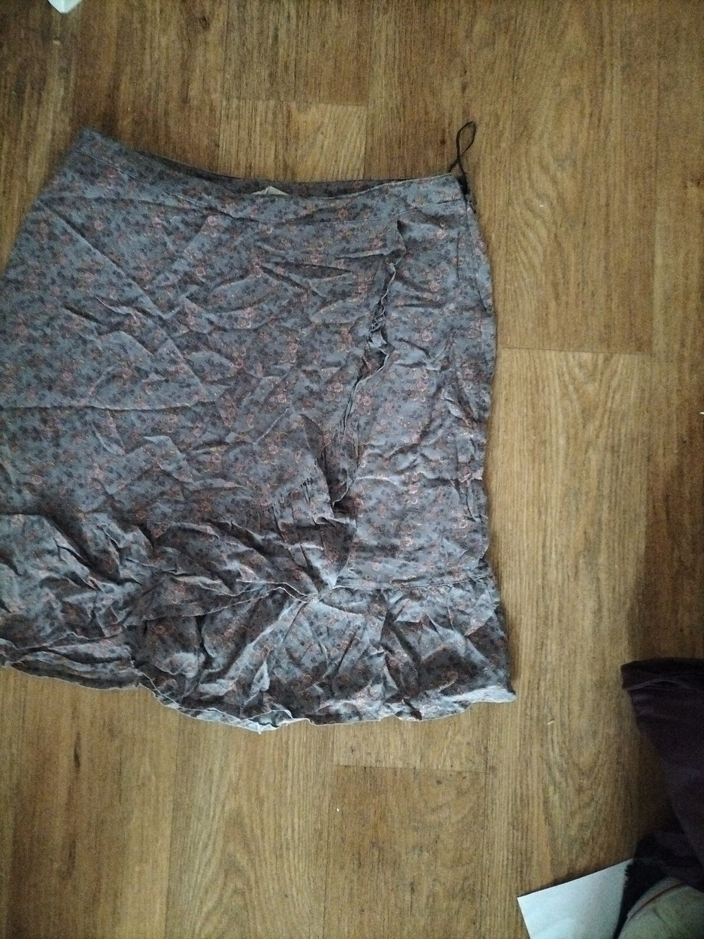 Ladies Fat Face Size 10 Grey Short Skirt