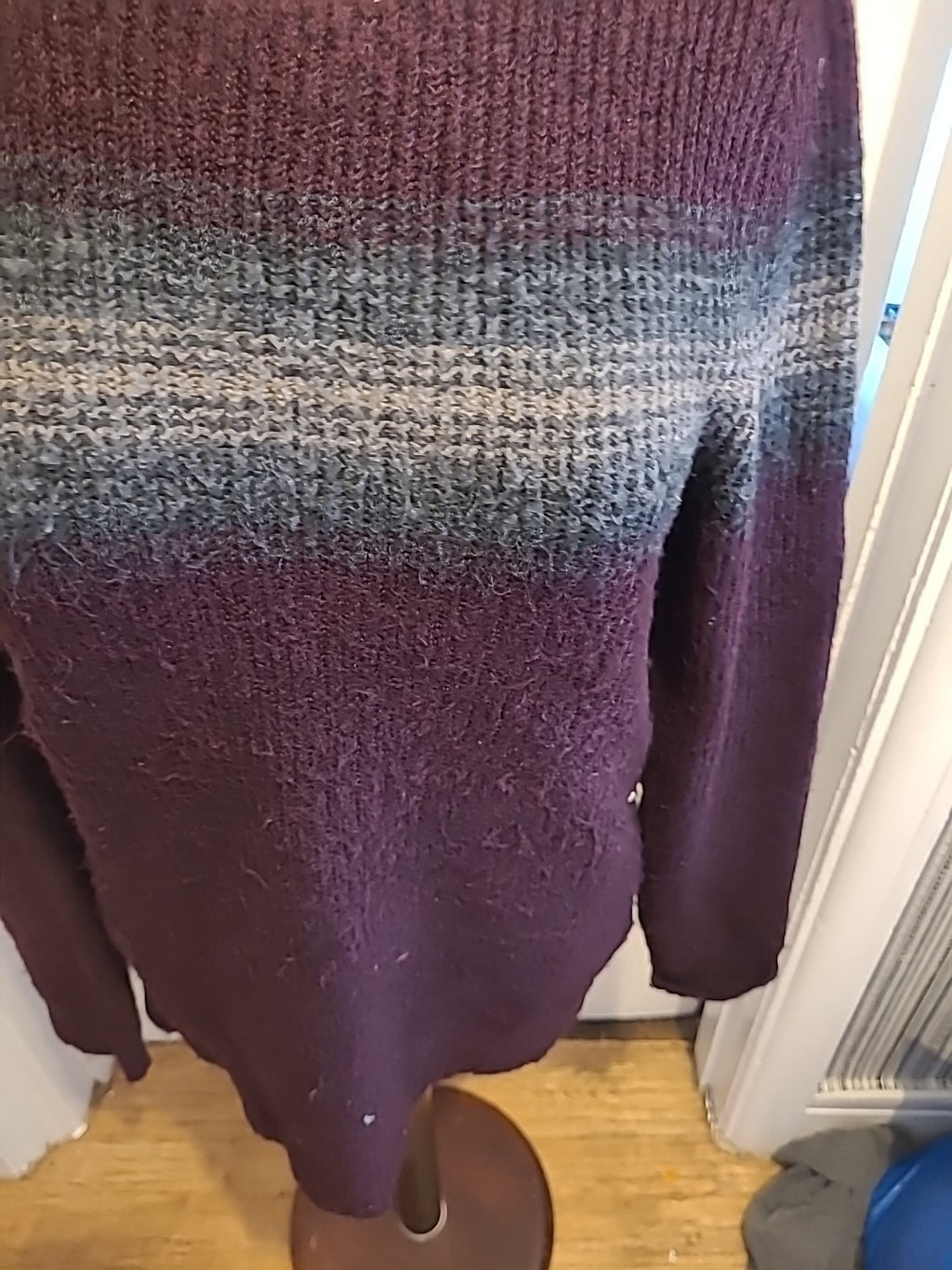 Mens Marks And Spencer Small Deep Purple Jumper