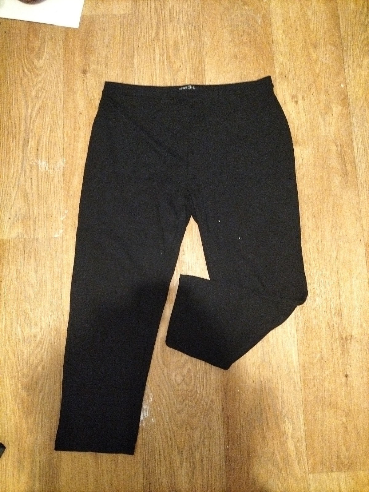 Ladies Primark Size 14 Black Ankle Leggings