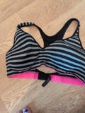 Secret Possession 36d Black And Grey Padded No Wires Bra