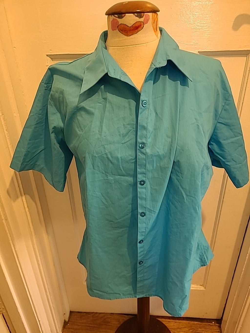 Ladies Premier Size 20 blue Shirt Sleeve Shirt