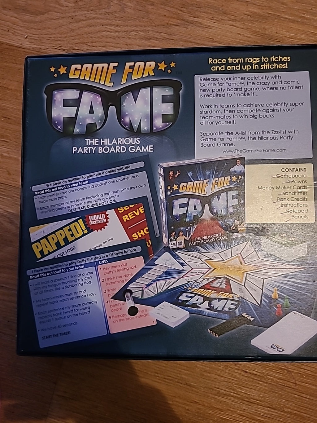 Game for Fame Board Game Complete Excellent Condition