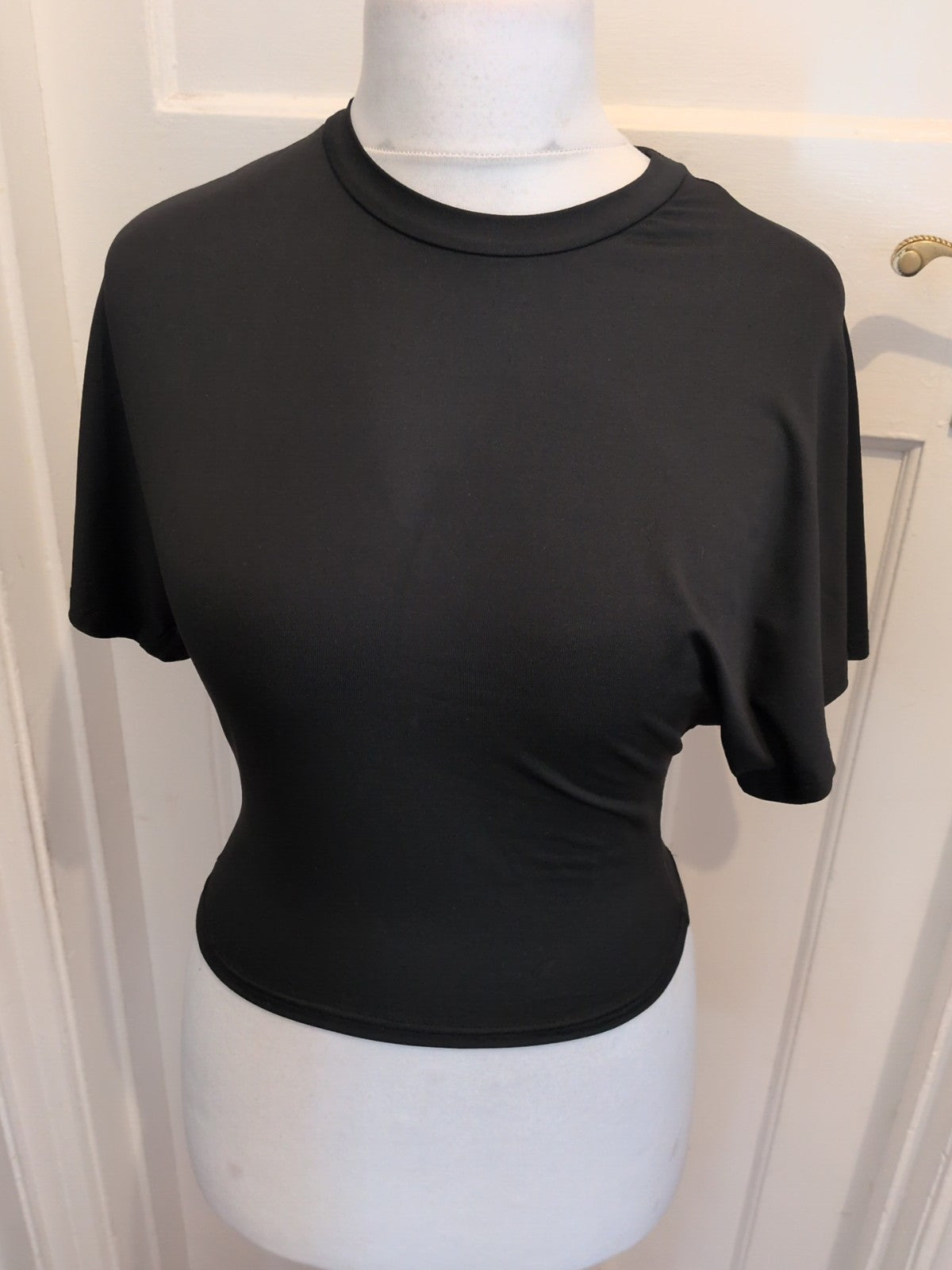 Medium Plain Black Short Sleeve T-shirt