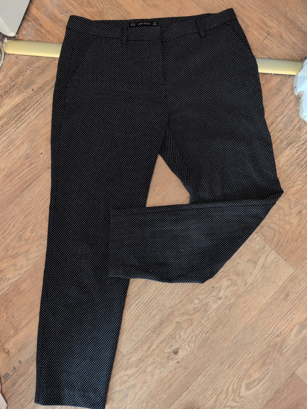 Zara 12 Black Spotty Trousers