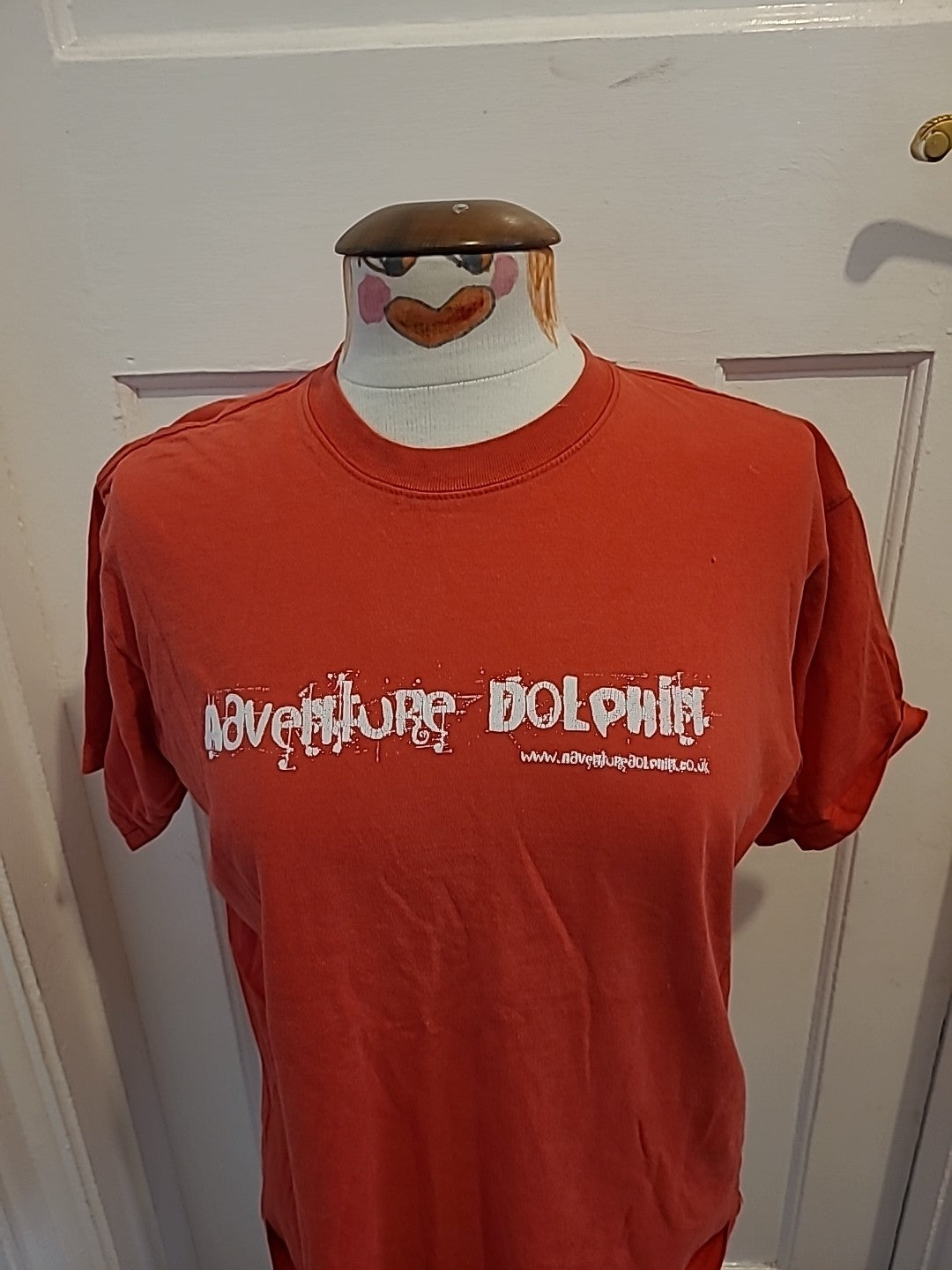 Mens Jerzees Size Small Red Print Short Sleeved Tshirt