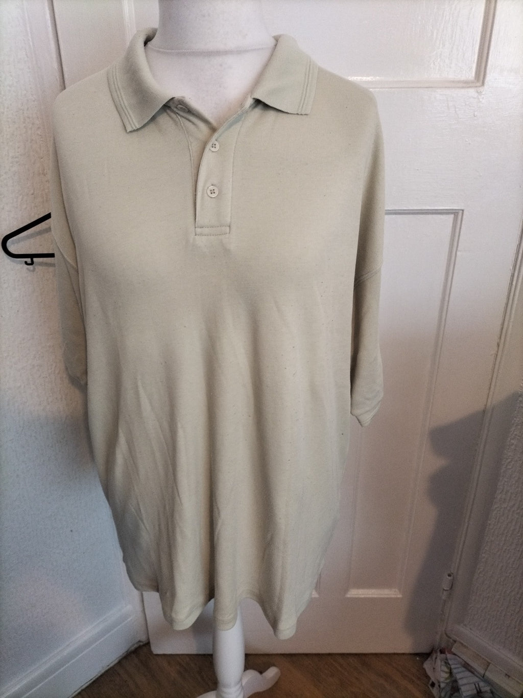 Mens Disciple Size XL Pale Yellow Bobbling Polo