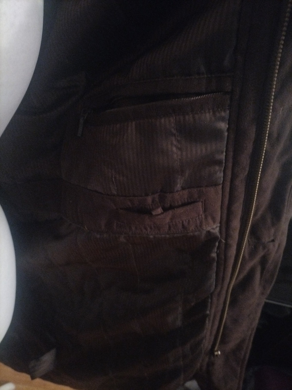 Mens Brown Coat FAR FIELD  Classic Comfort 46 Chest
