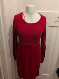 18-20 Red Long Sleeve Dress