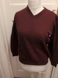 Jasper Conran Large 100% Merino Wool Purple Jumper