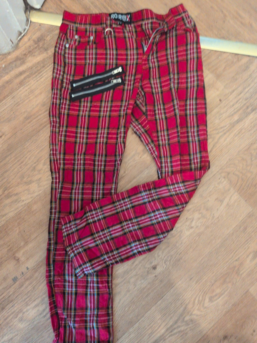 Rorox 30" Red Tartan Trousers
