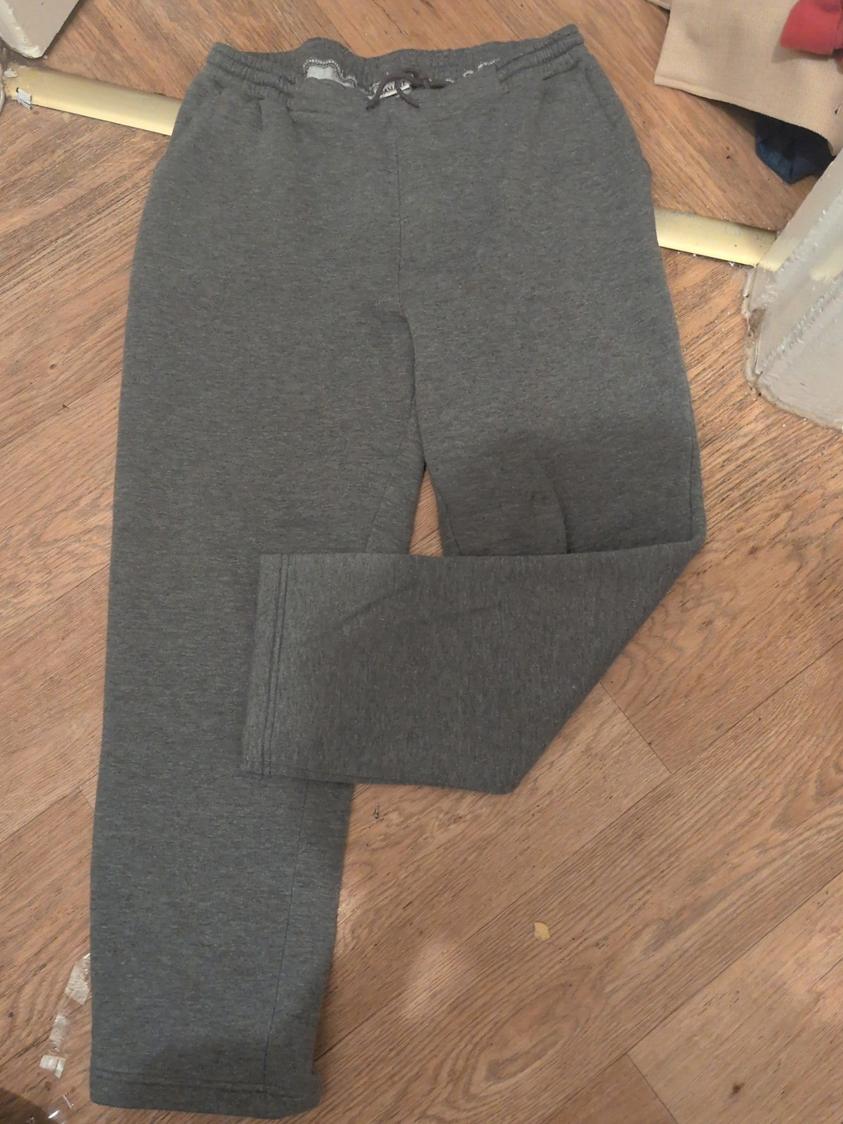 Damart 14/16 Grey Elasticated Joggers Bobbled