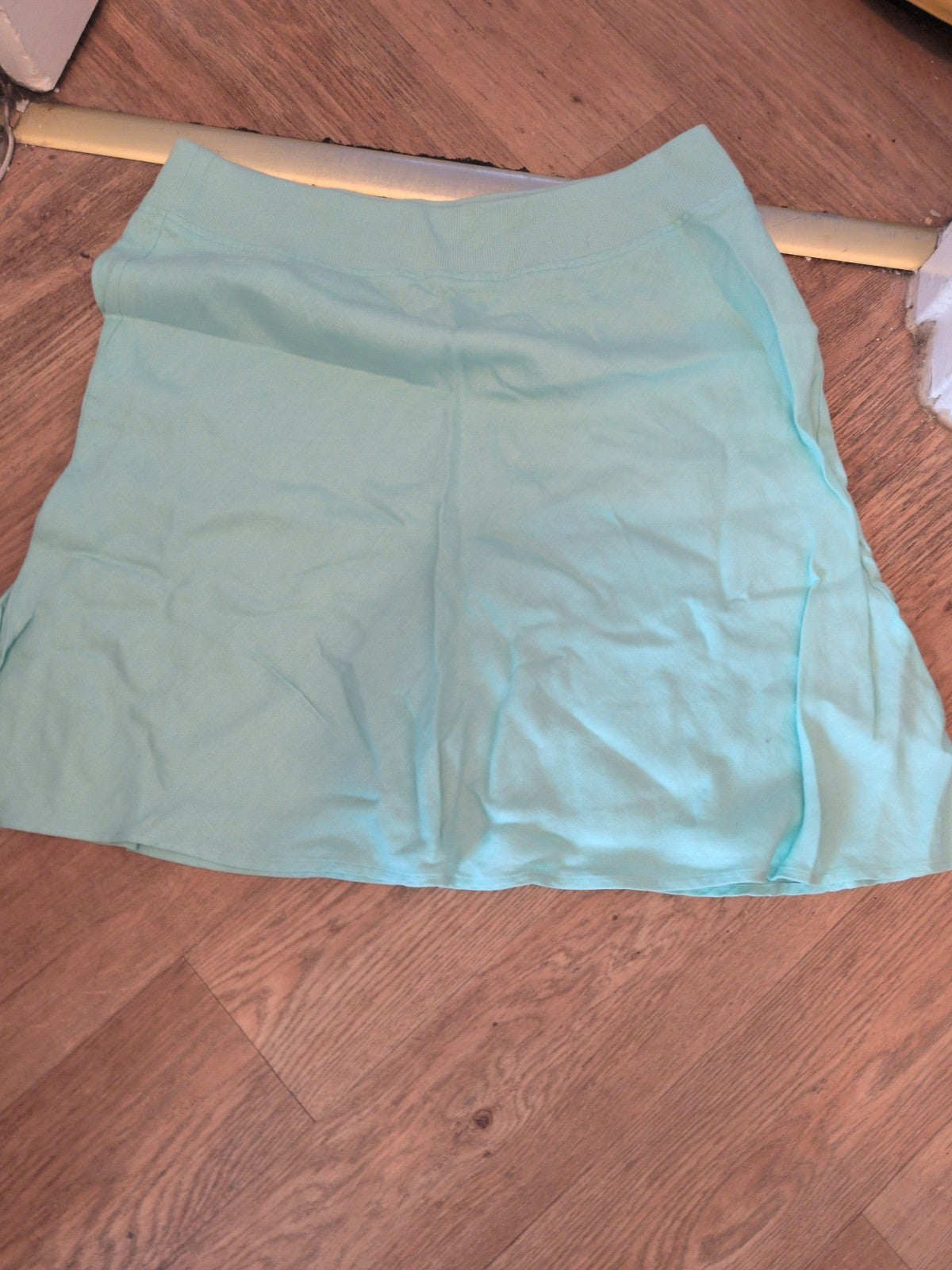 Dash 18 Aqua Elasticated Knee Length Skirt