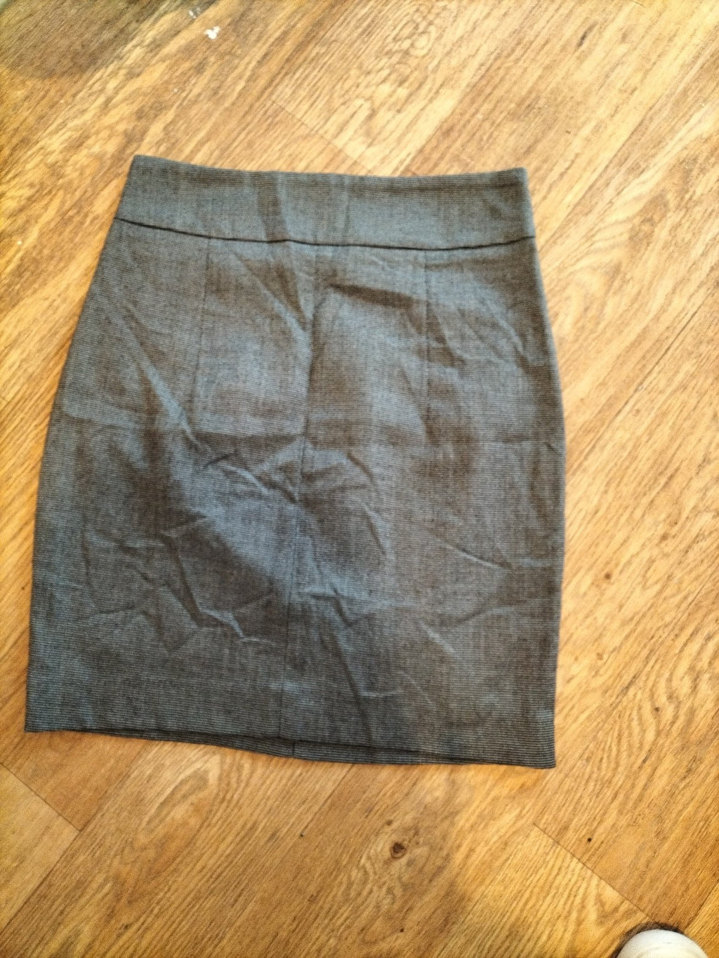 Ladies Zara Size Medium Grey Check Pencil Skirt