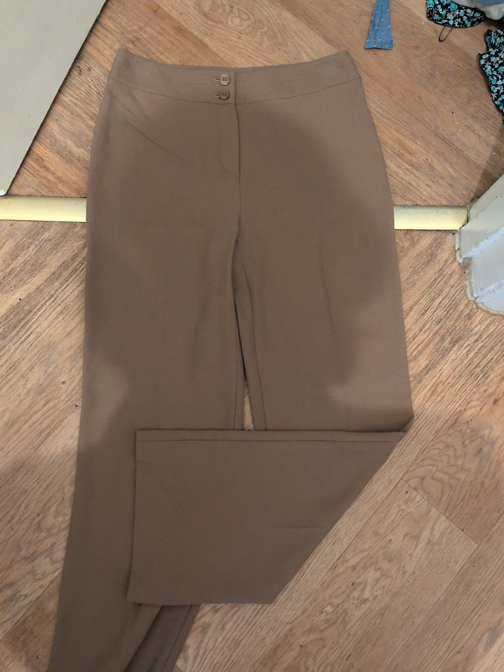 CC 10 Brown Straight Leg Trousers