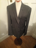 Mens Marks And Spencer Size 40M Grey Lined Padded Blazer/Jacket