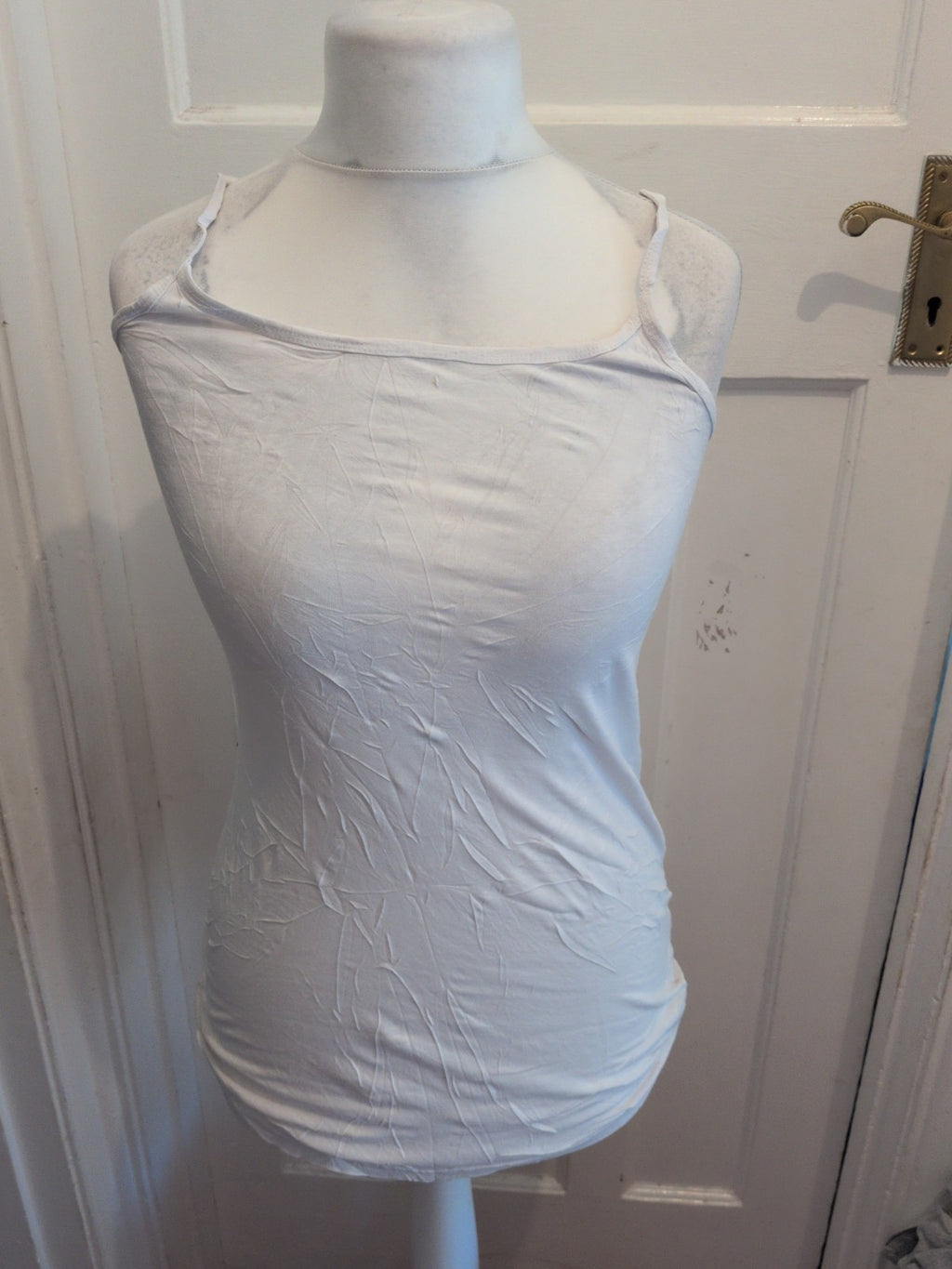 Papaya 12 White Sleeveless T-shirt Cami