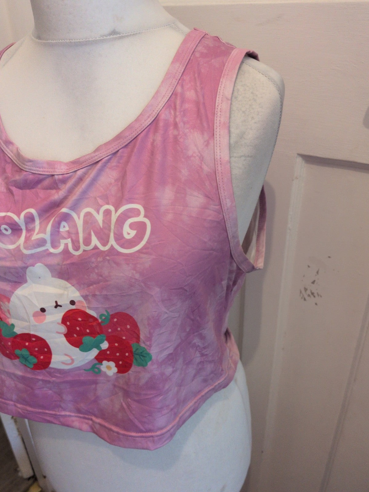 Shein X Molang 2XL Pink Print Pyjama Tshirt