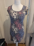 Ladies White Stuff Size 8 Multicoloured Floral Short Sleeved Shift Dress