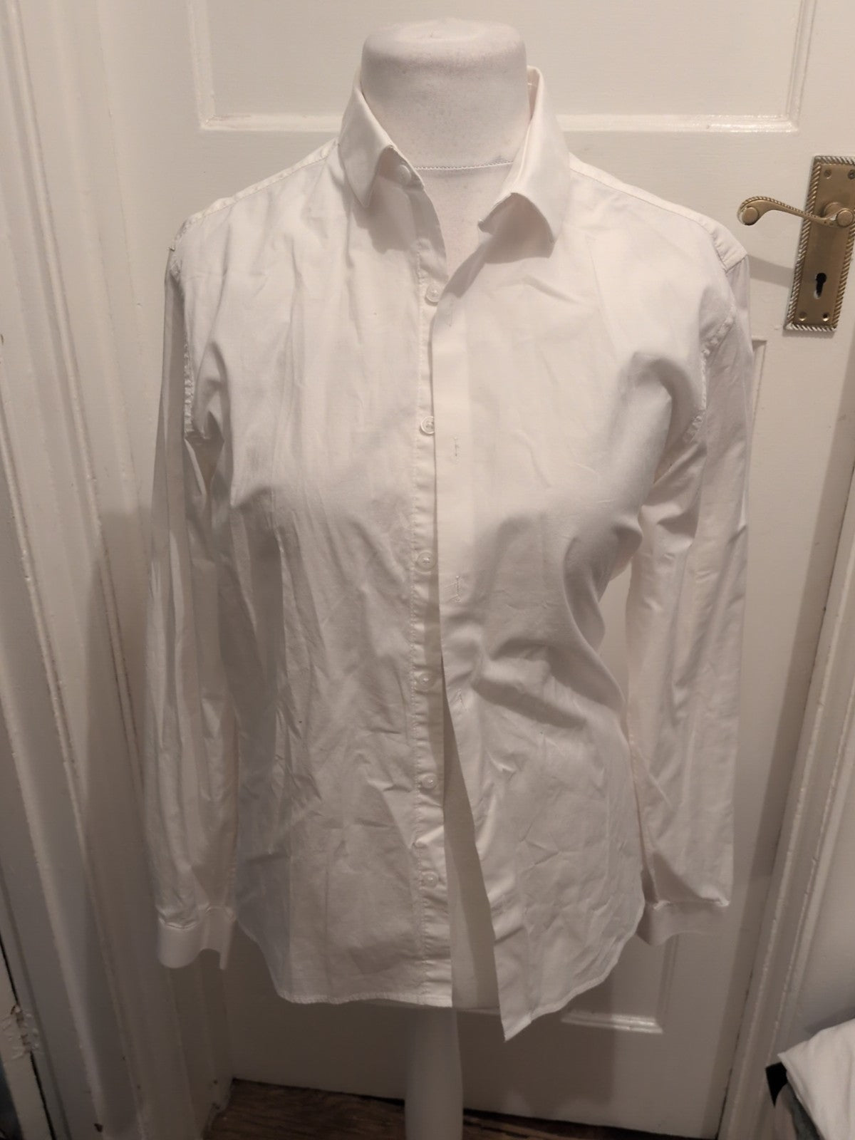 Asos M White Long Sleeve Shirt