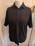 Uneek Large Black Short Sleeve Polo