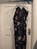 Girls On Film 10 Navy Floral Strappy Jumpsuit