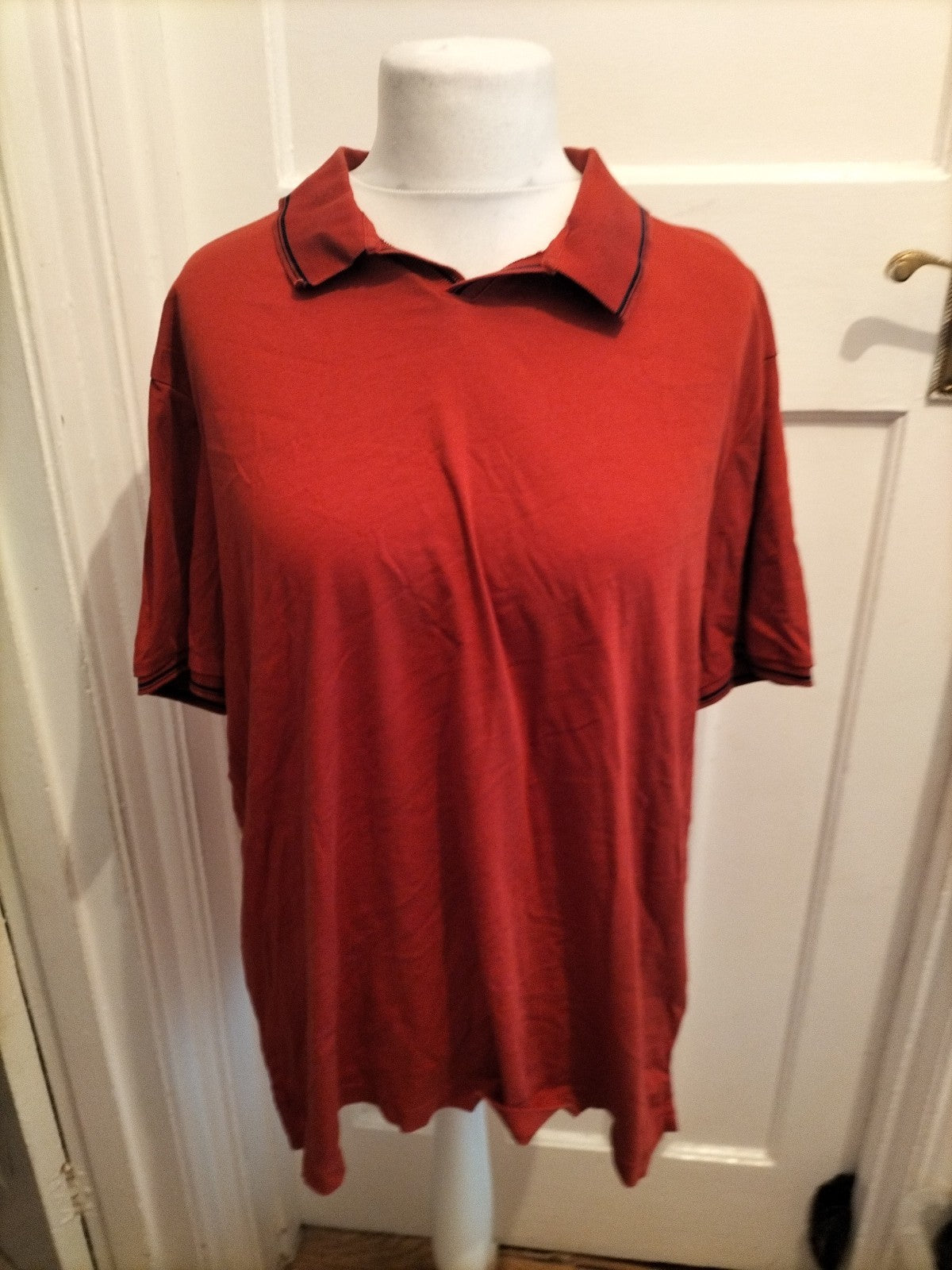 M&S 2XL Orange Short Sleeved Polo