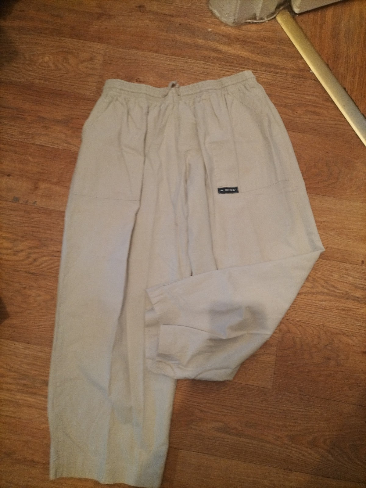 Mens Iruka Size SG Stone Elasticated Trousers
