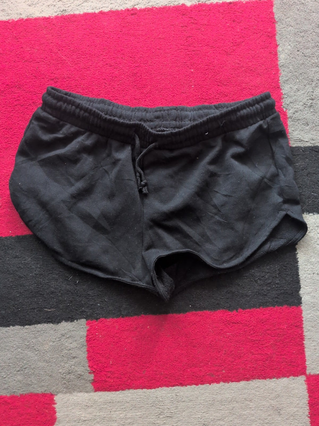 Primark 10/12 Black Sweat Hot Pants