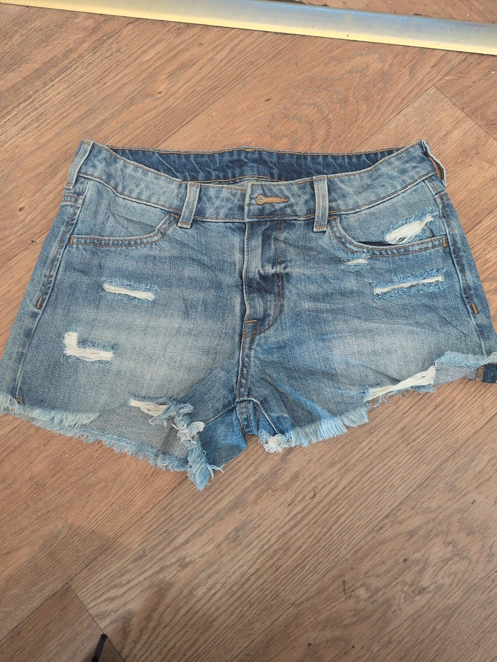 Ladies Size 8 Regular Waist denim Shorts