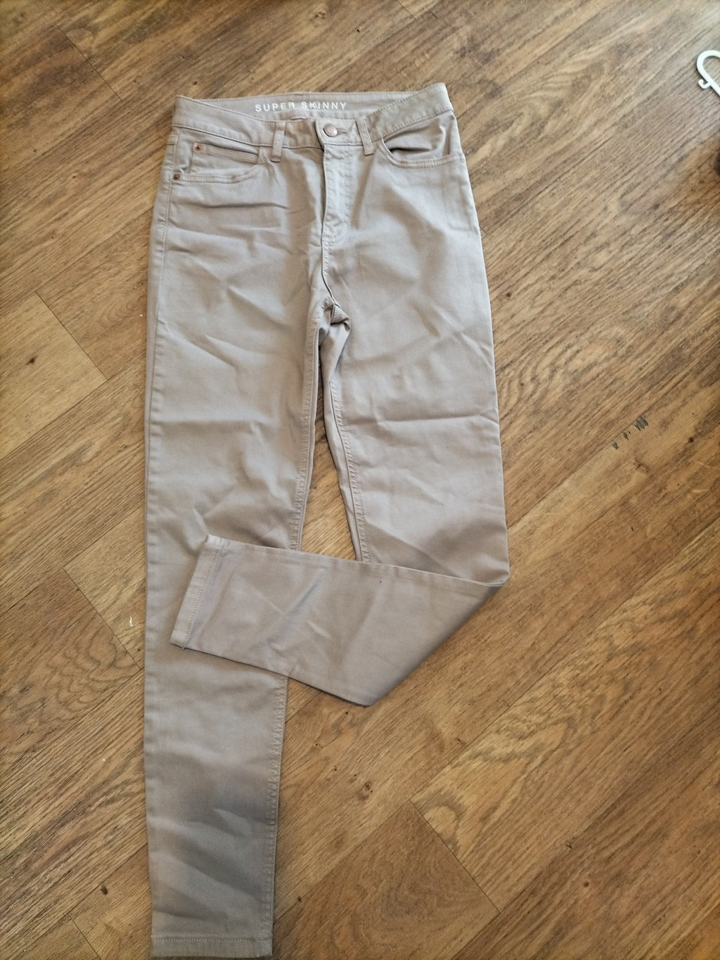 Ladies Marks And Spencer Size 8R Blush Pink Super Skinny Jeans