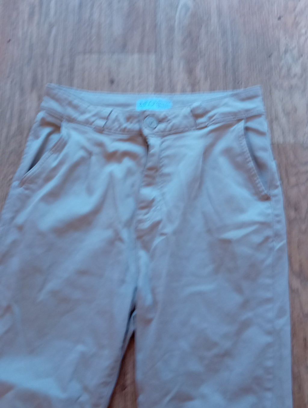 Ladies Denim&Co Size 8 Beige Jeans