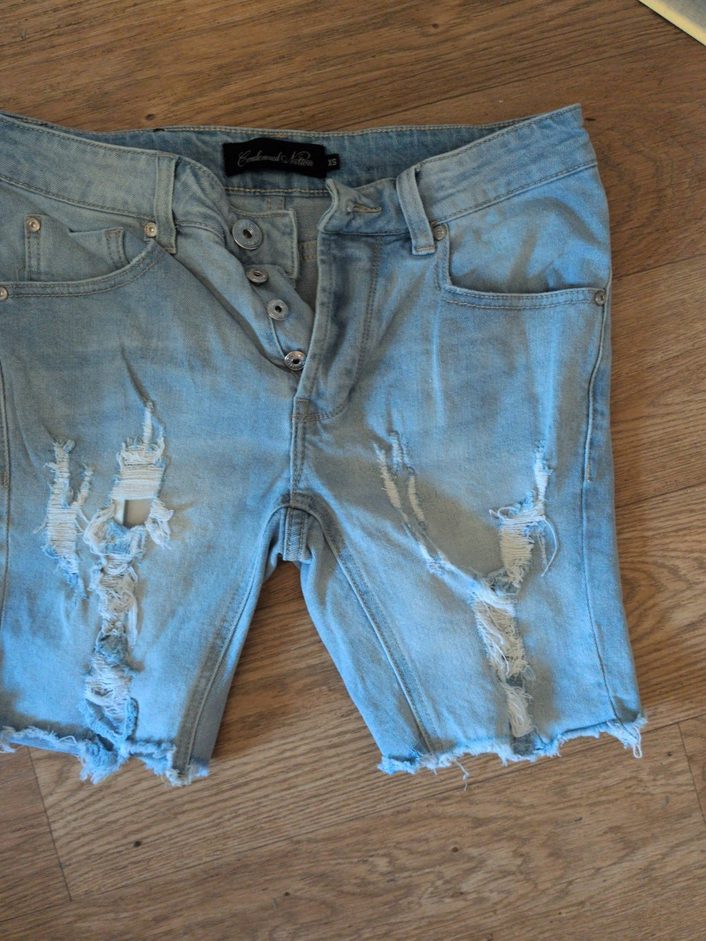 Condemned Nation XS Denim Shorts