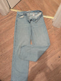 Ladies Next Size 10 Reg Wide Leg High Rise Jeans