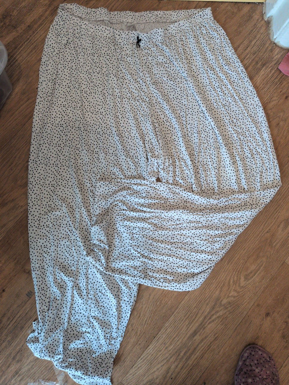 George 20-22 White Spotted Pyjama Bottoms