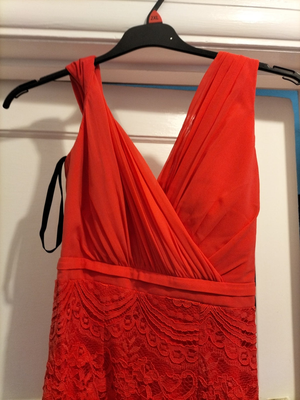 Ladies Little Mistress Size 6 Peach Lace Lined Sleeveless Special Occasion Dress