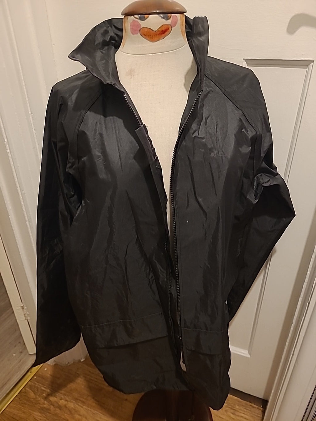Mens Warrior Size Small Black Waterproof Coat