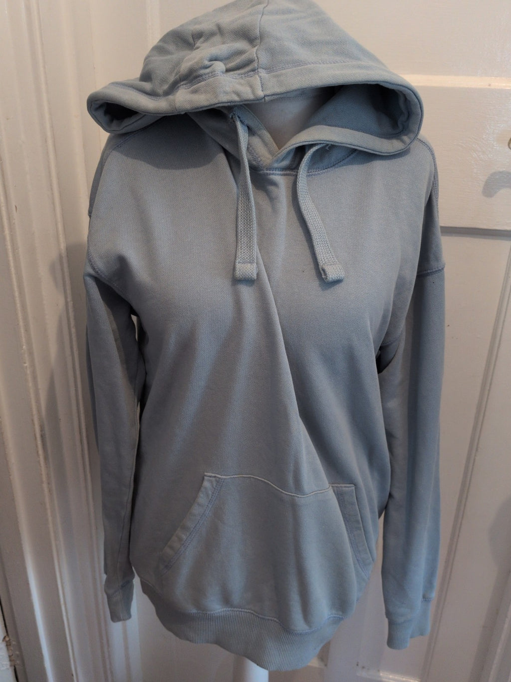 Primark M Aqua Pale Blue Long Sleeve Pullover Hoodie