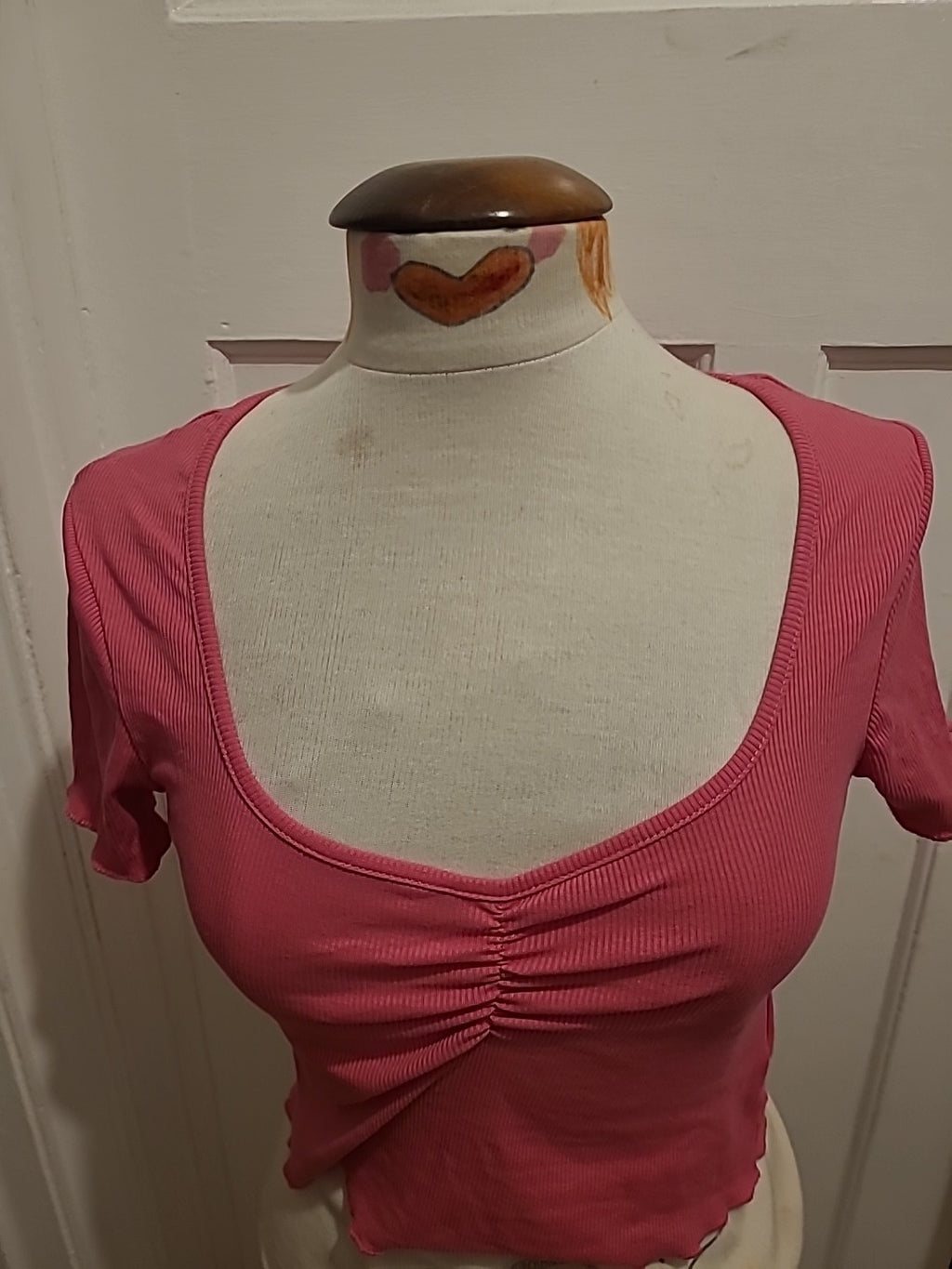 Ladies Brave Soul Size Medium Pink Short Sleeved Tshirt