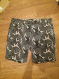 Mens Pep&Co Size 36" Camo Skinny Shorts